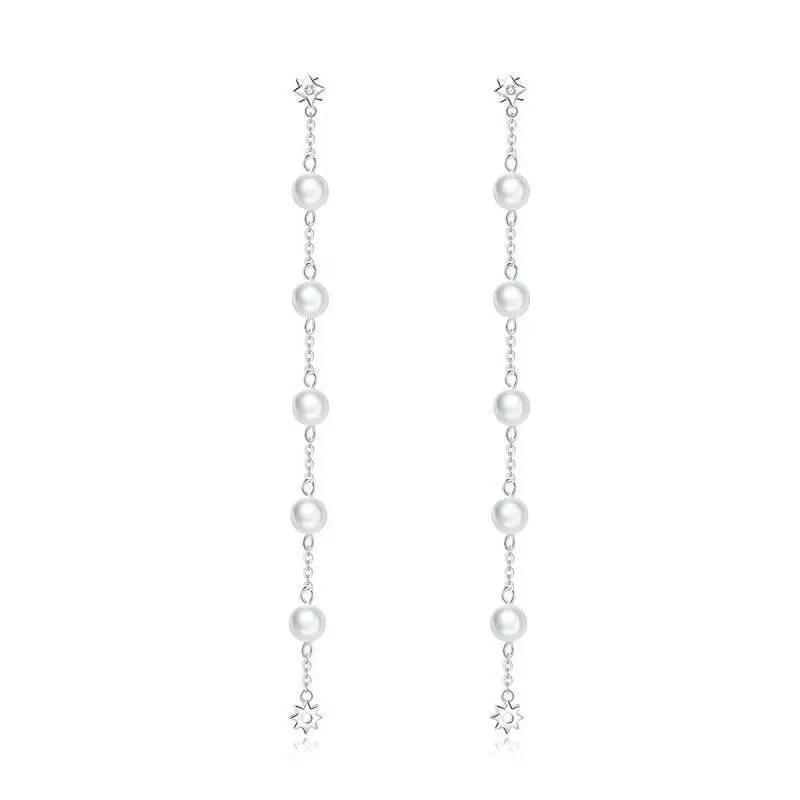 Pearl Drop Dangle Earrings