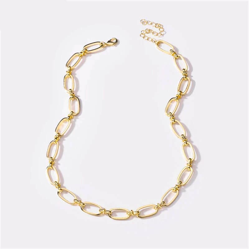Gold Chunky Chain Necklace