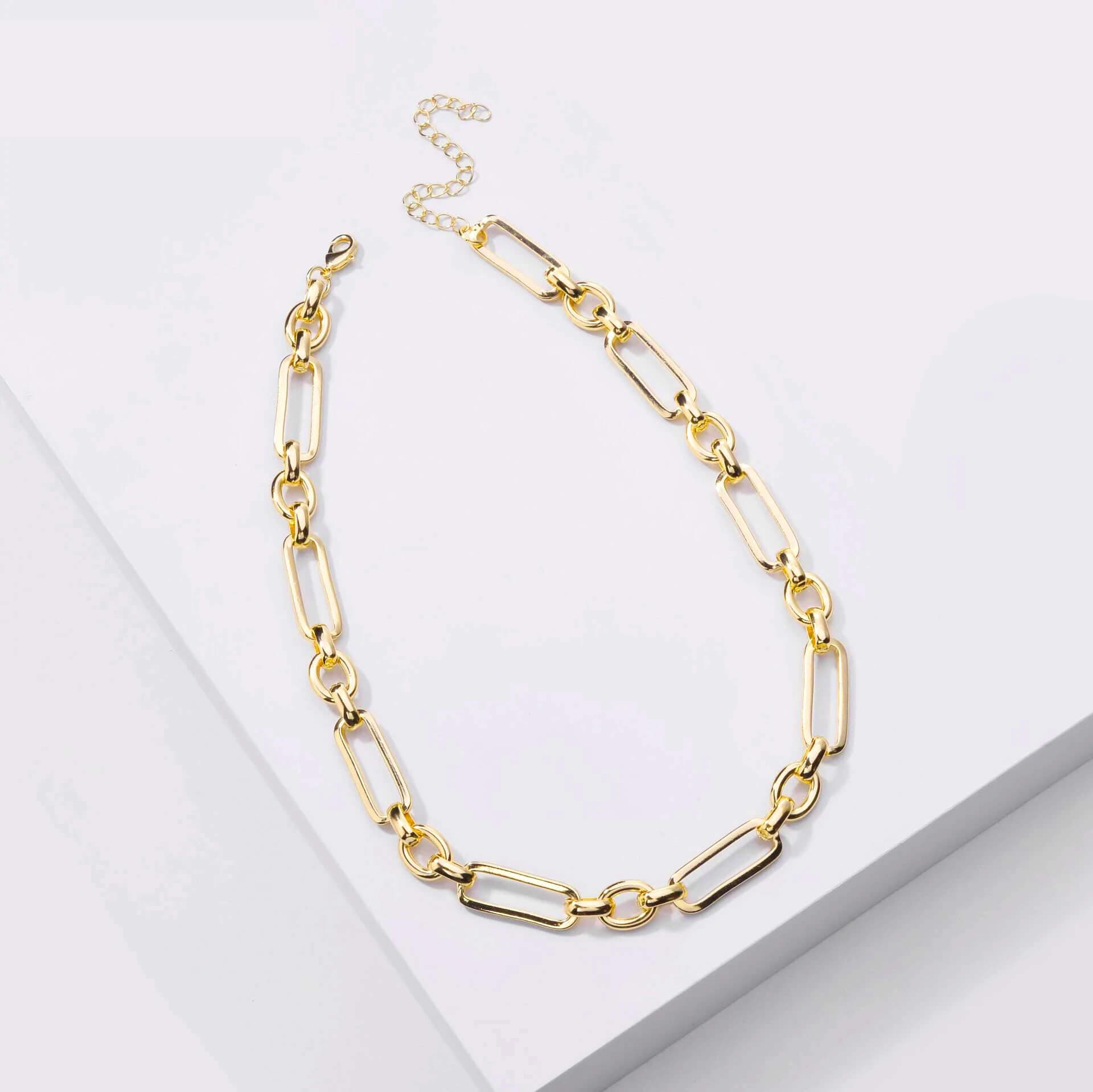 Gold Chunky Chain Necklace
