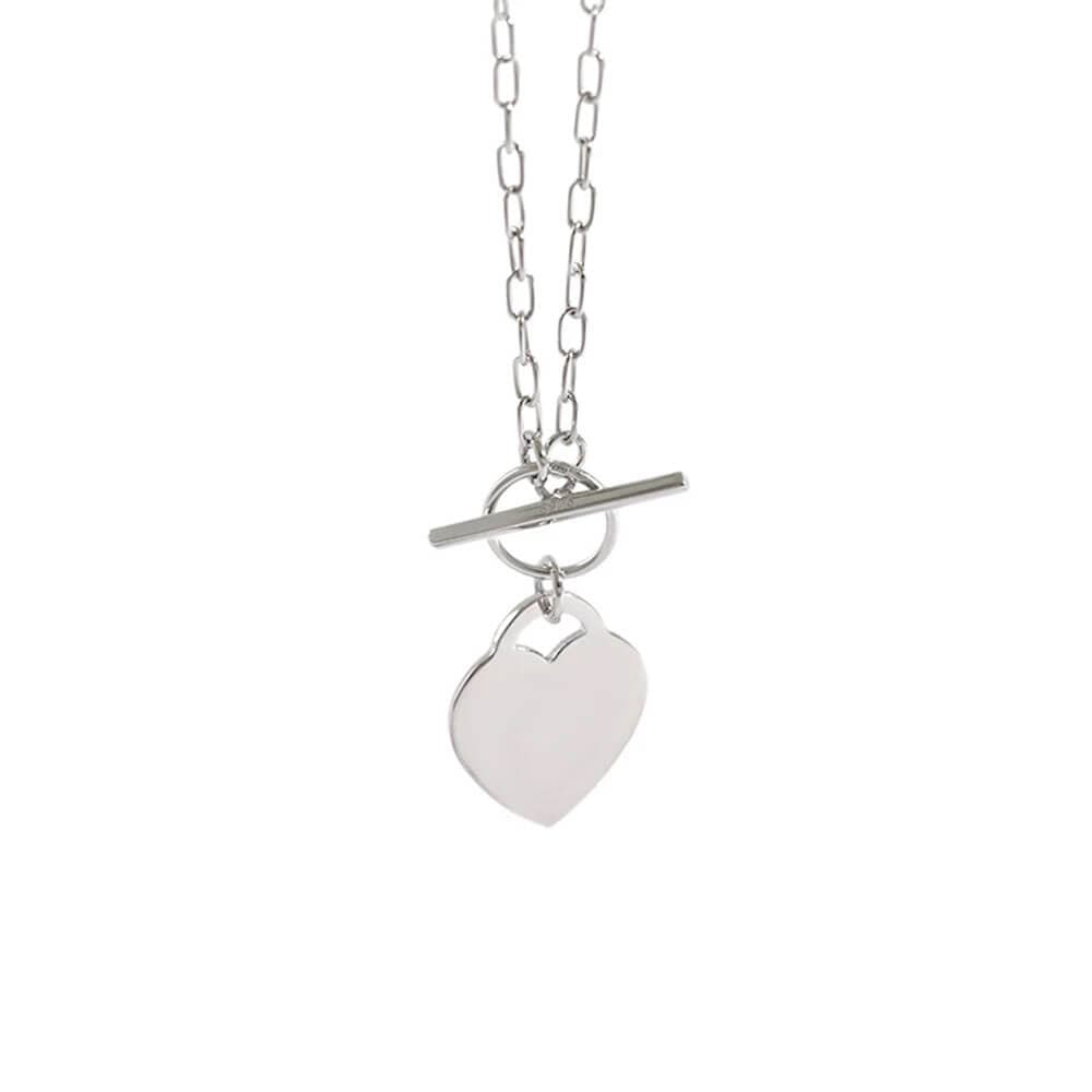 Ieria Heart Silver Necklace