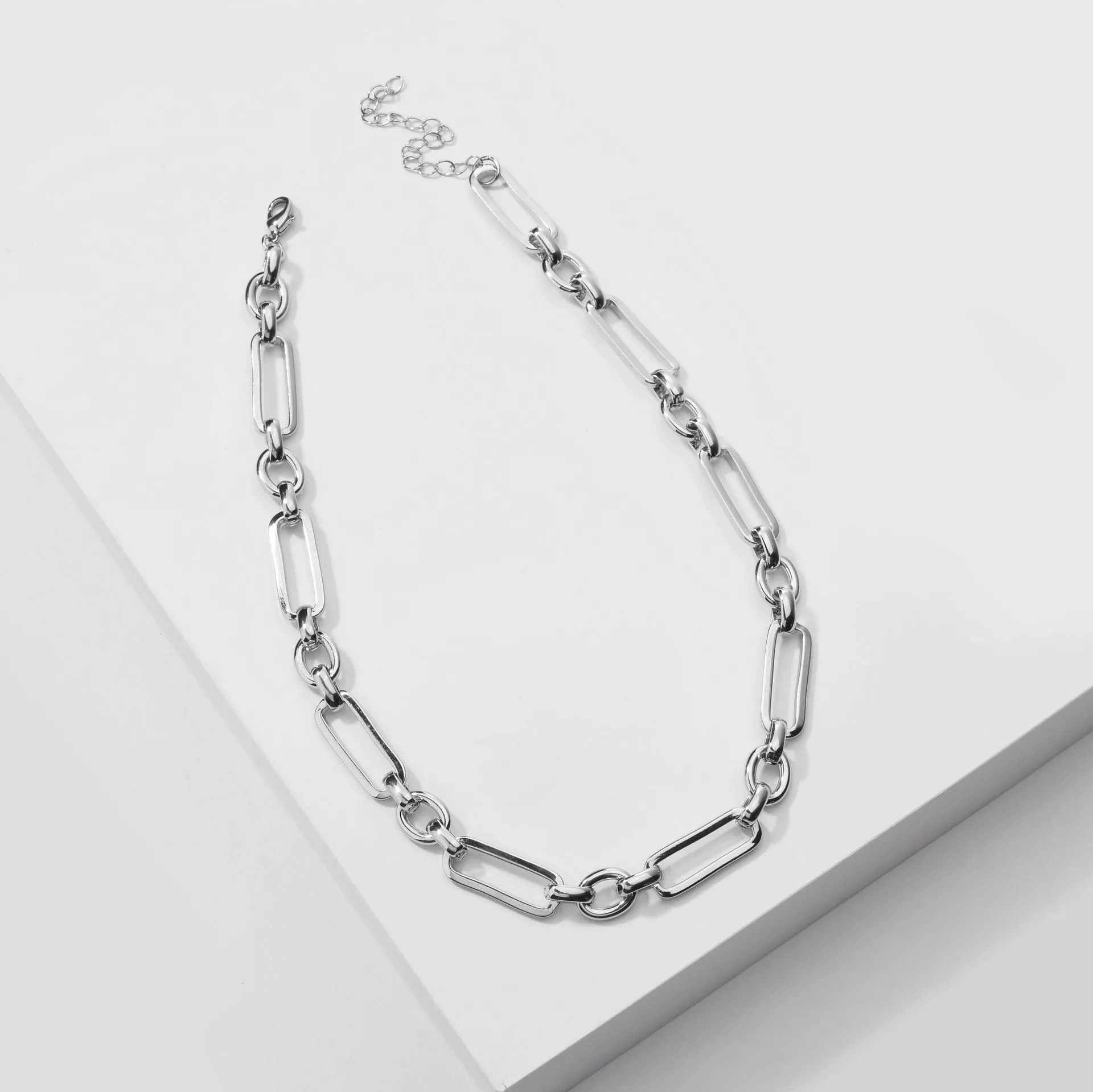 Silver Chunky Chain Necklace