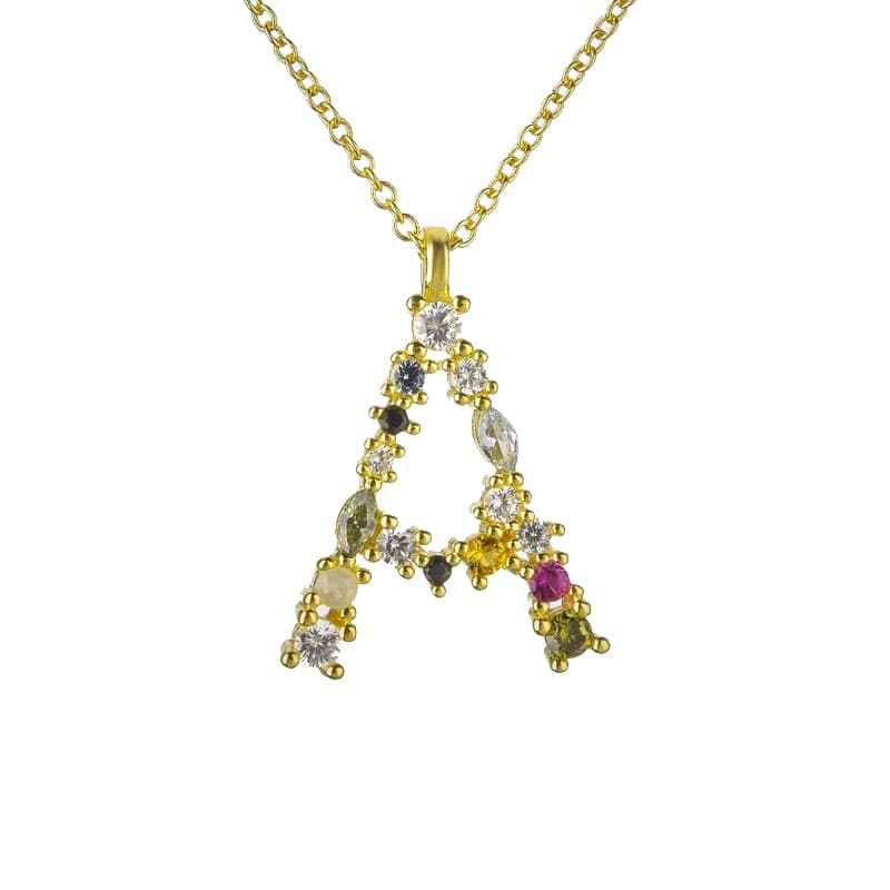 Initial Gold Necklace