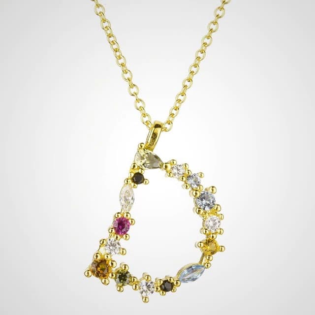 Initial Gold Necklace — image 3