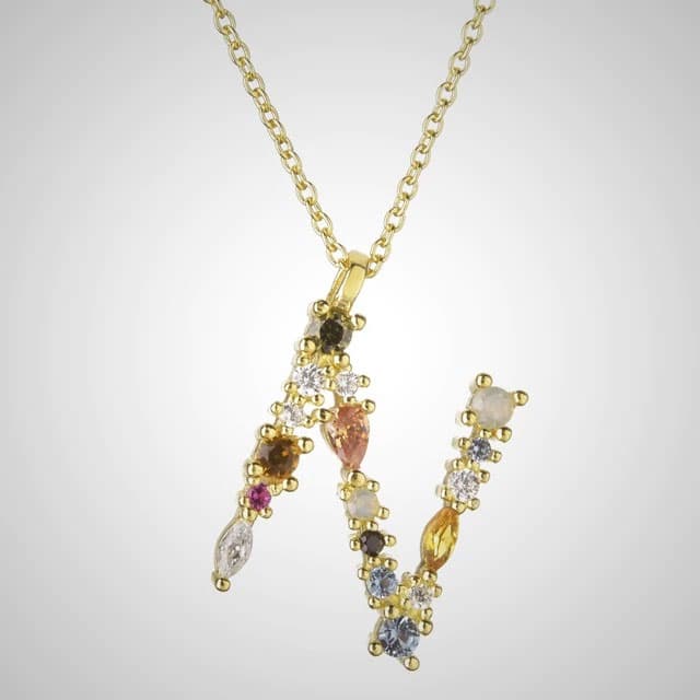 Initial Gold Necklace — image 7