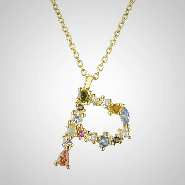 Initial Gold Necklace — image 8
