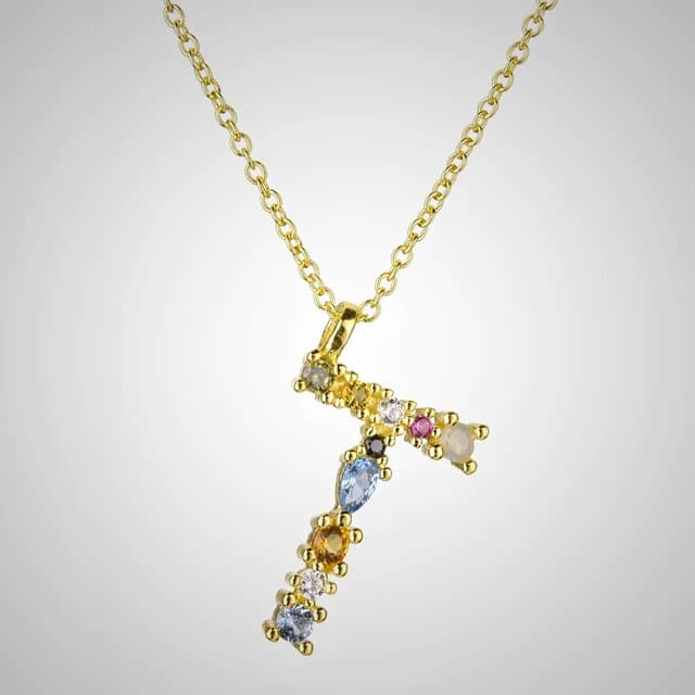 Initial Gold Necklace — image 9