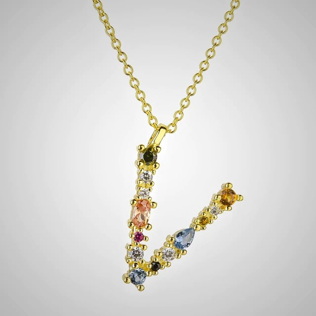 Initial Gold Necklace — image 10