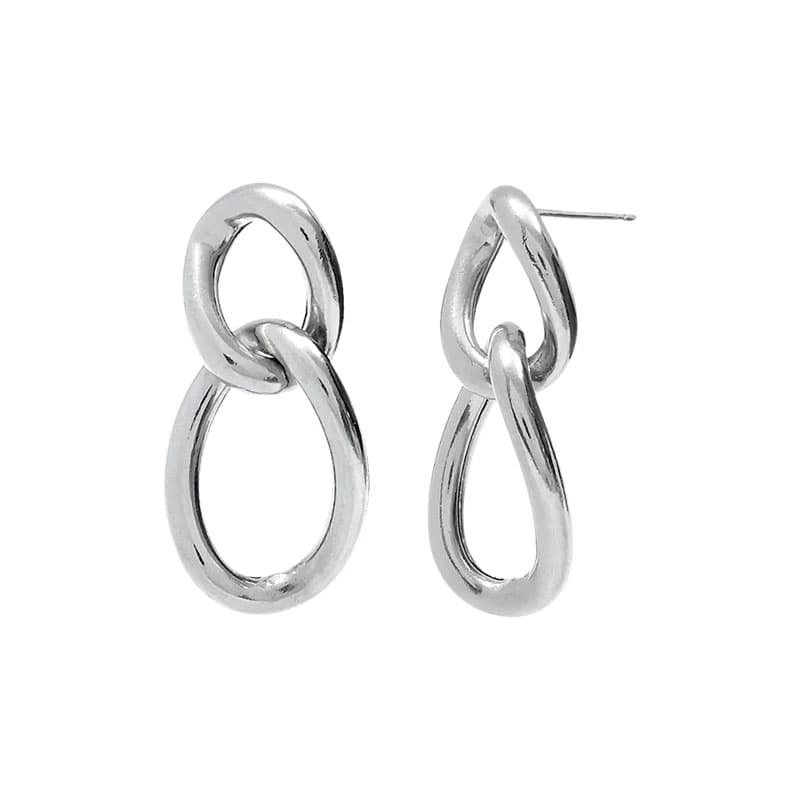 Loop Silver Earrings