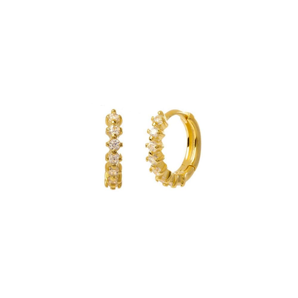 daphne gold hoops 925 sterling silver
