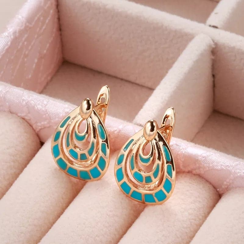 Cassandra rose gold Earrings