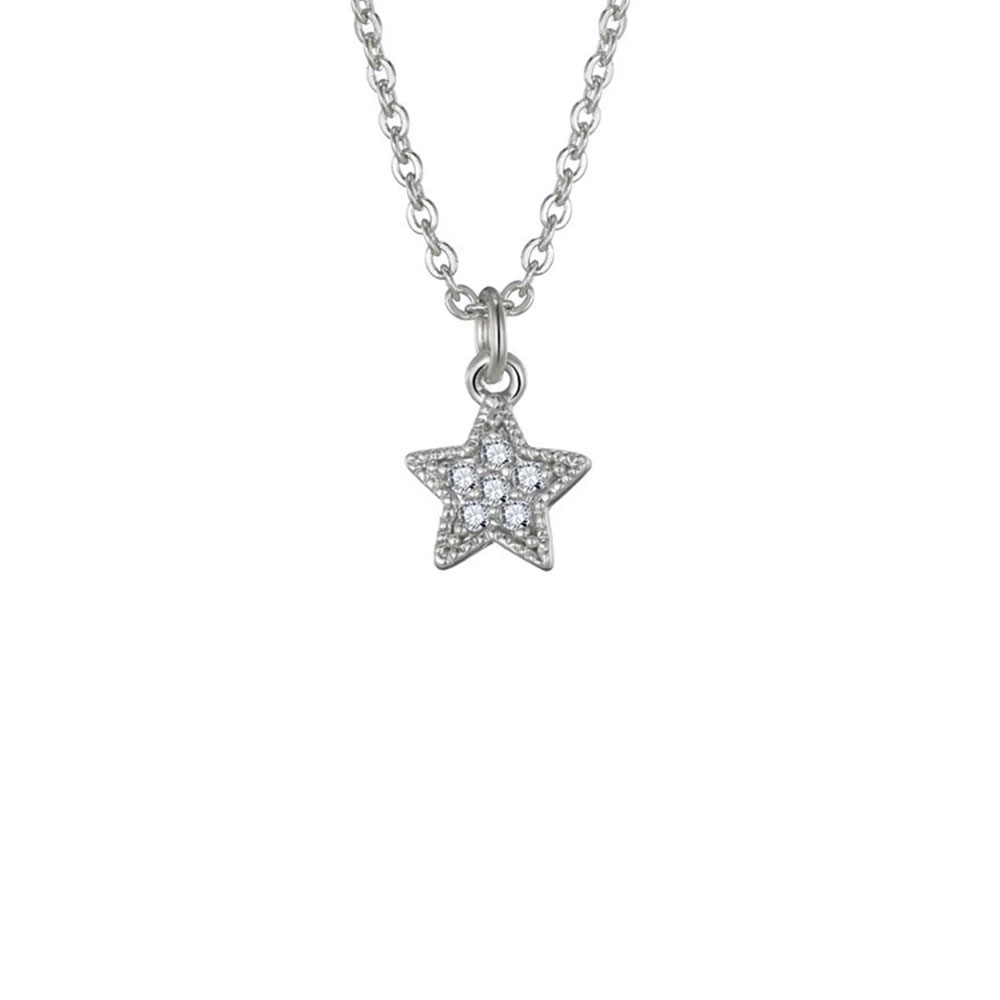 Tiny Little Star Silver Necklace