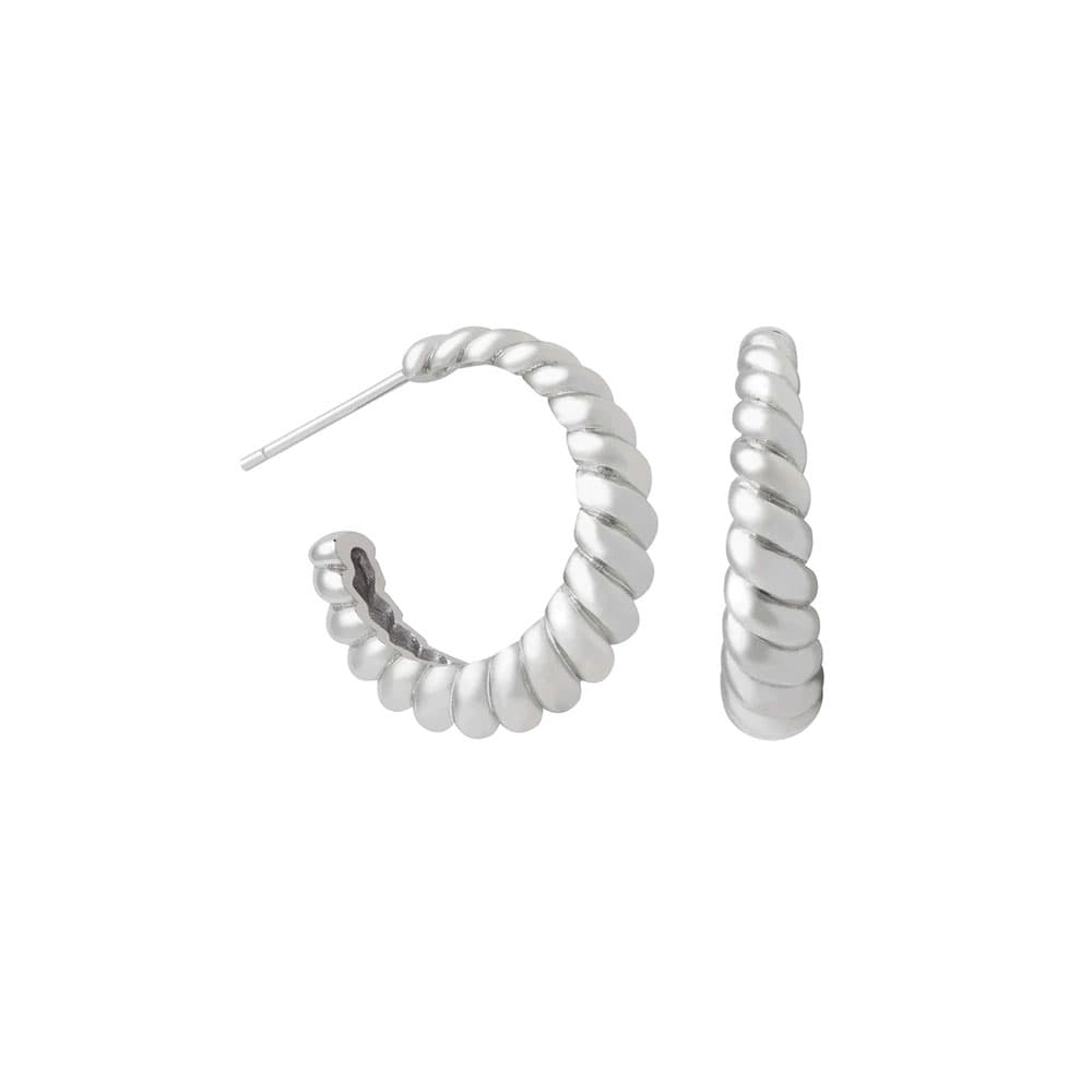 Clothó Silver Stud Earrings
