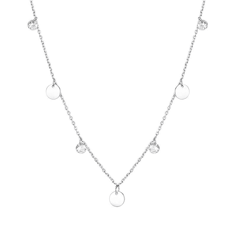 Atlantis Silver Choker Chain Necklace