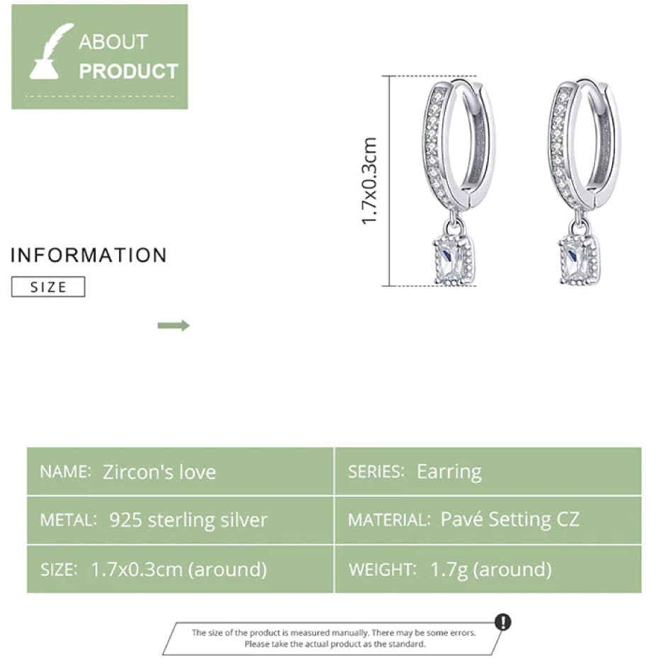 Princess Sparkle Drop Earrings — image 3