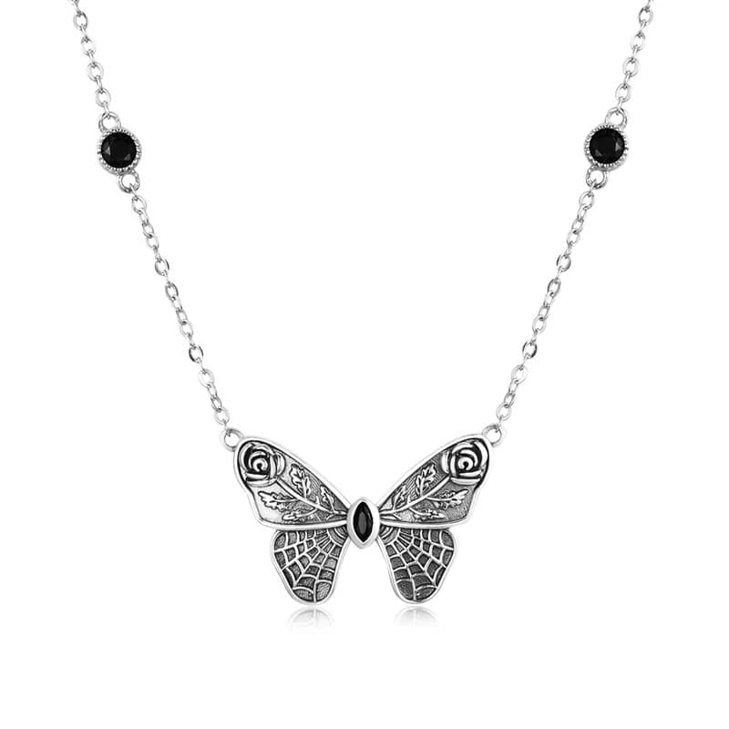 Antique Butterfly Necklace