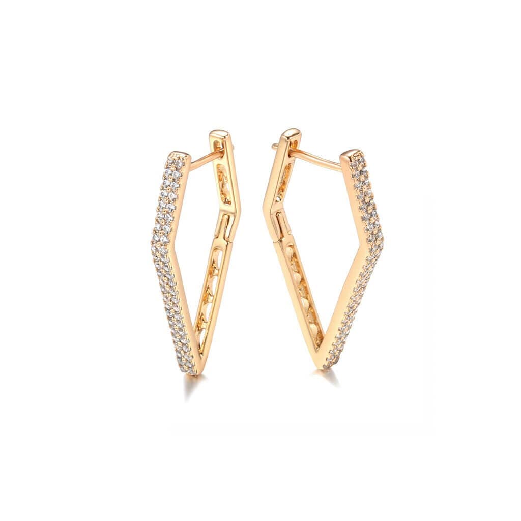 Glam-Earrings-Rose-Gold-Plated-Copper-Jewellery Shop