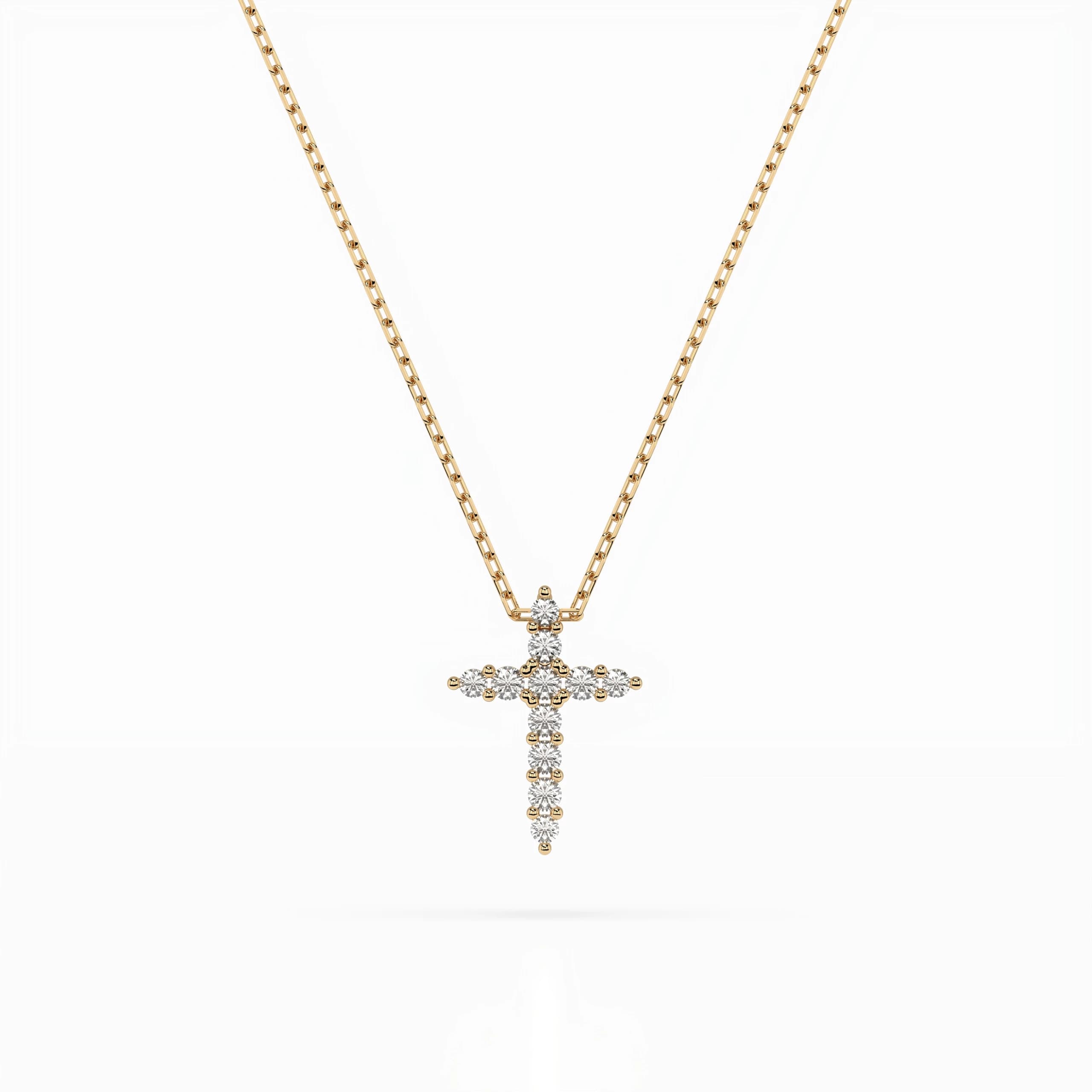 Agia 0.09 ct tw Diamond Cross Necklace