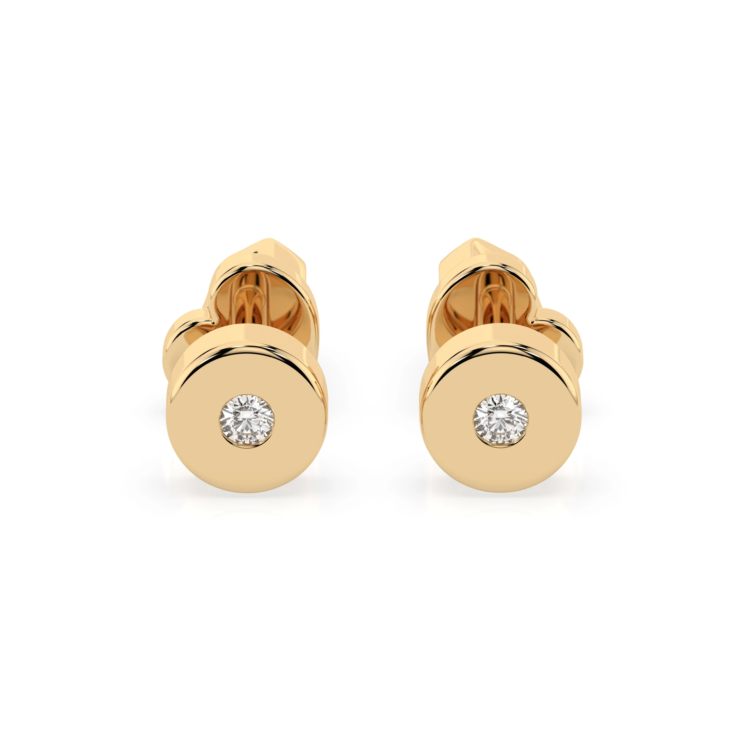 Amathus 0.04 ct tw Domed Diamond Stud Earrings