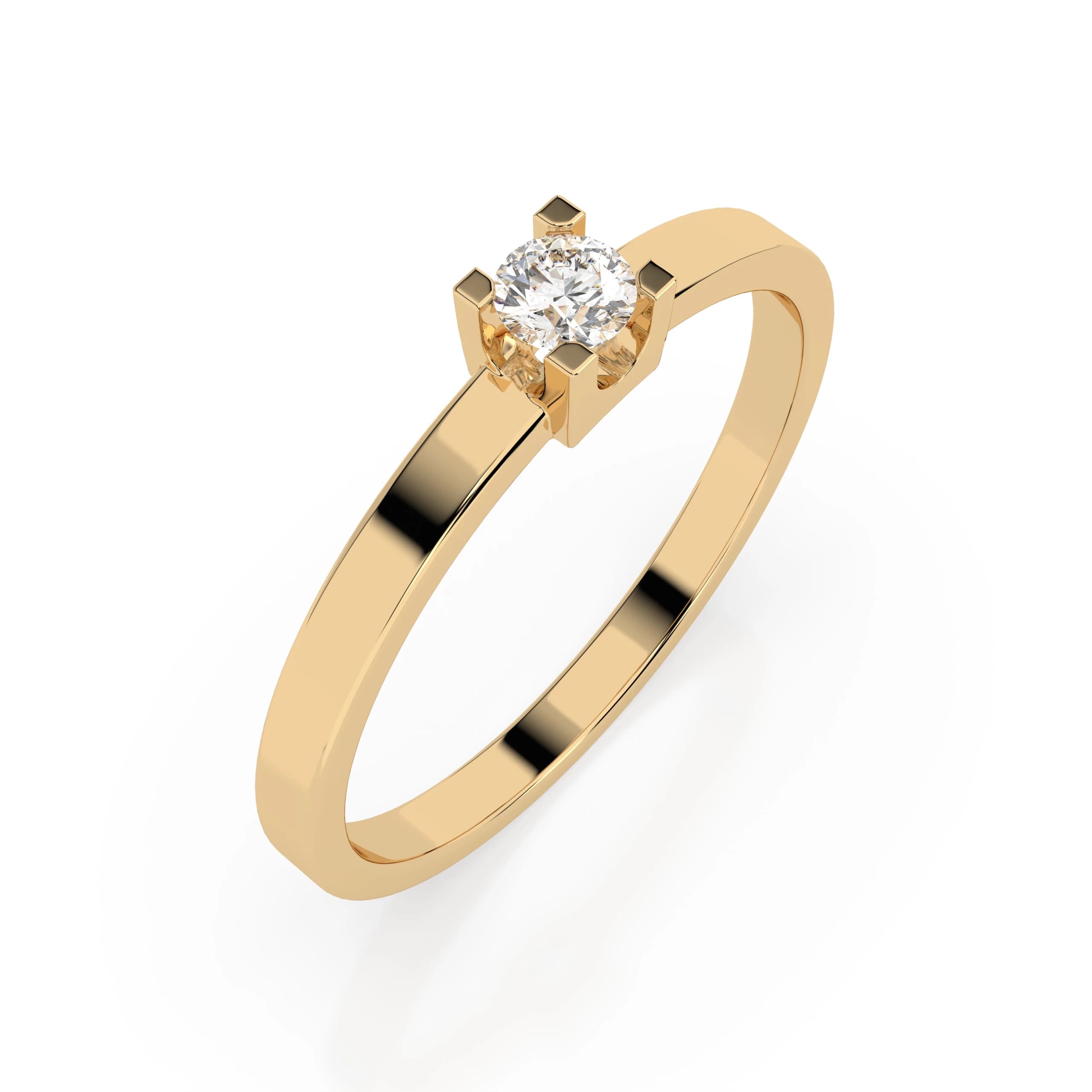 Doris 0.10 ct Diamond Solitaire Ring
