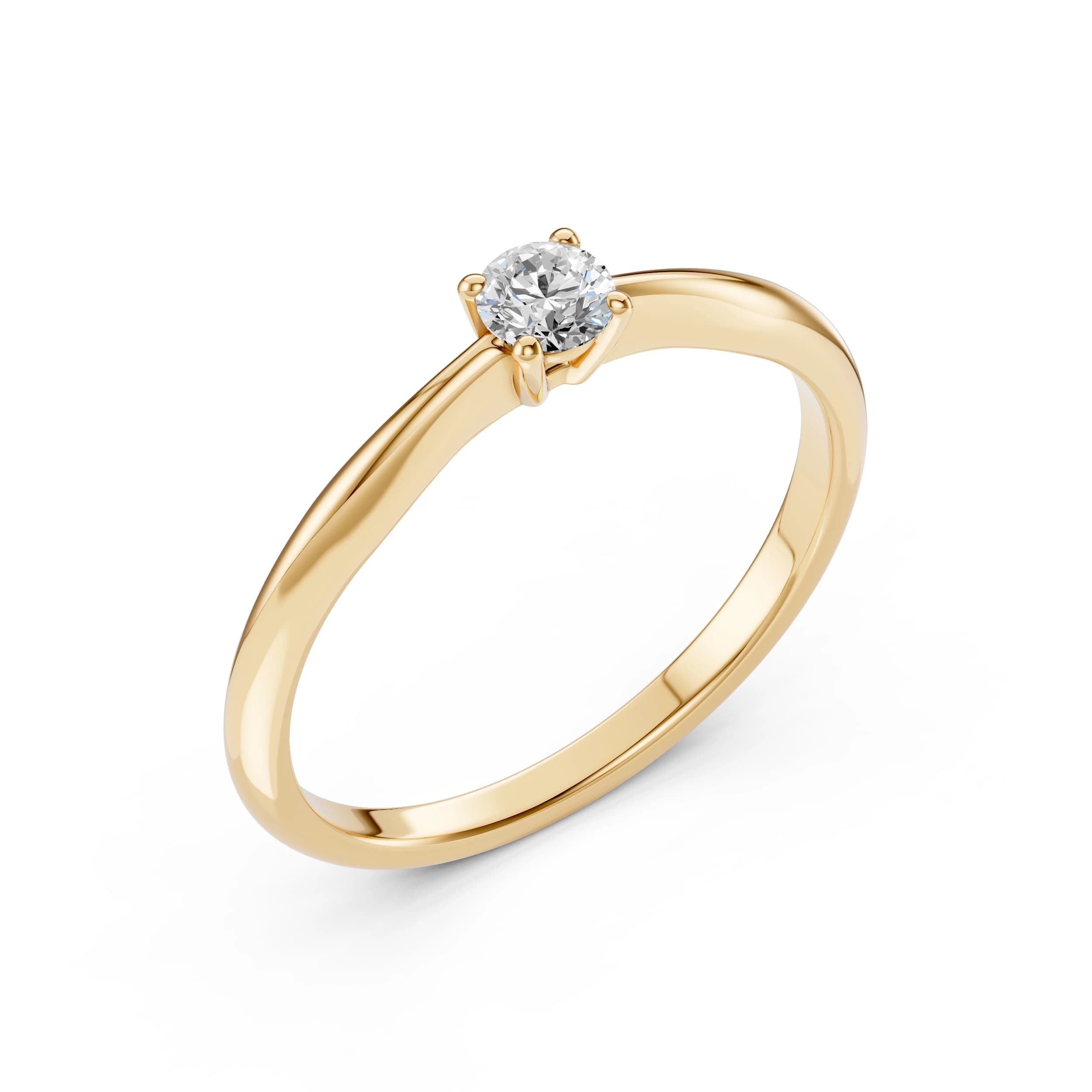 Ermioni 0.20 ct Diamond Solitaire Engagement Ring