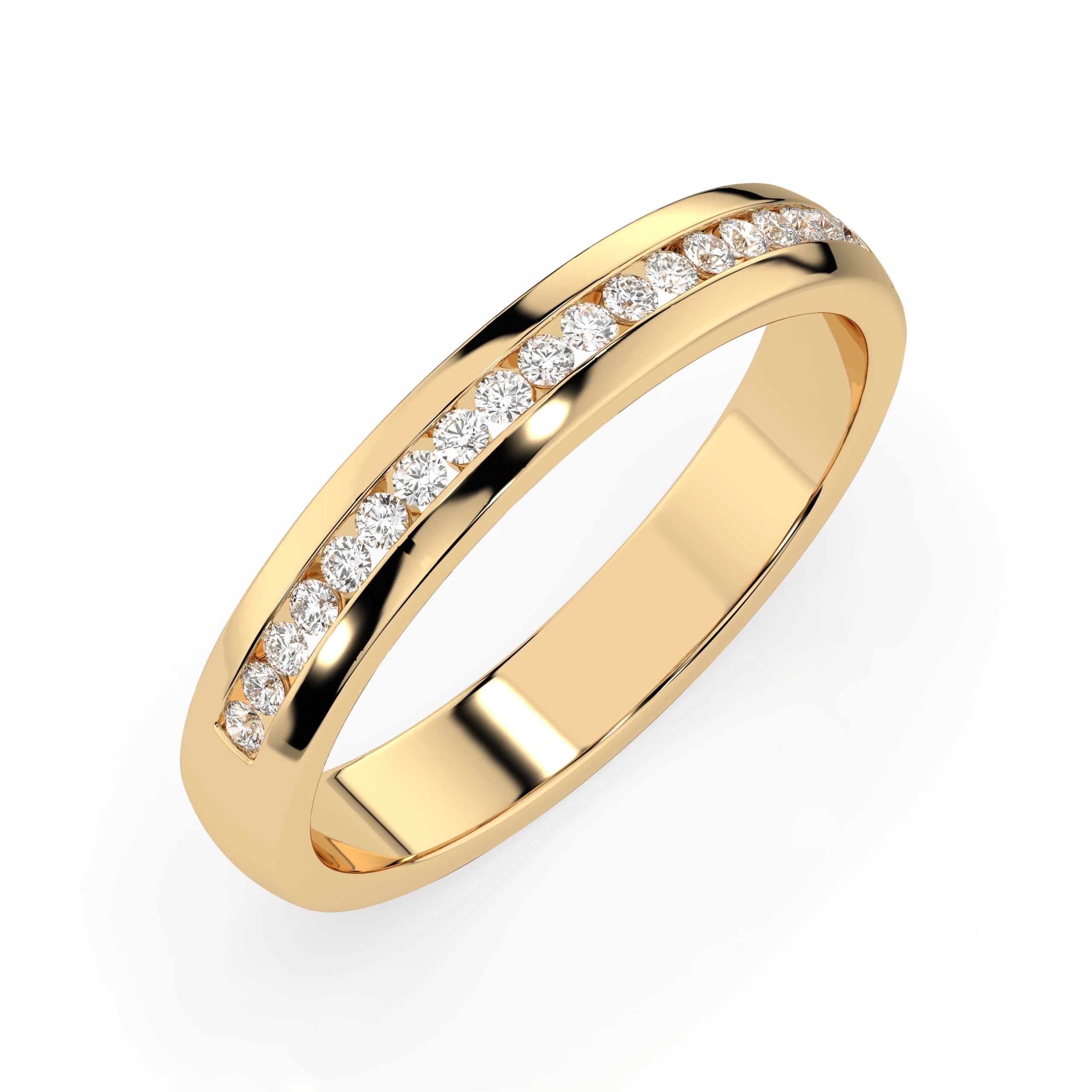 Galene 0.15 ct tw Channel-Set Diamond Eternity Ring