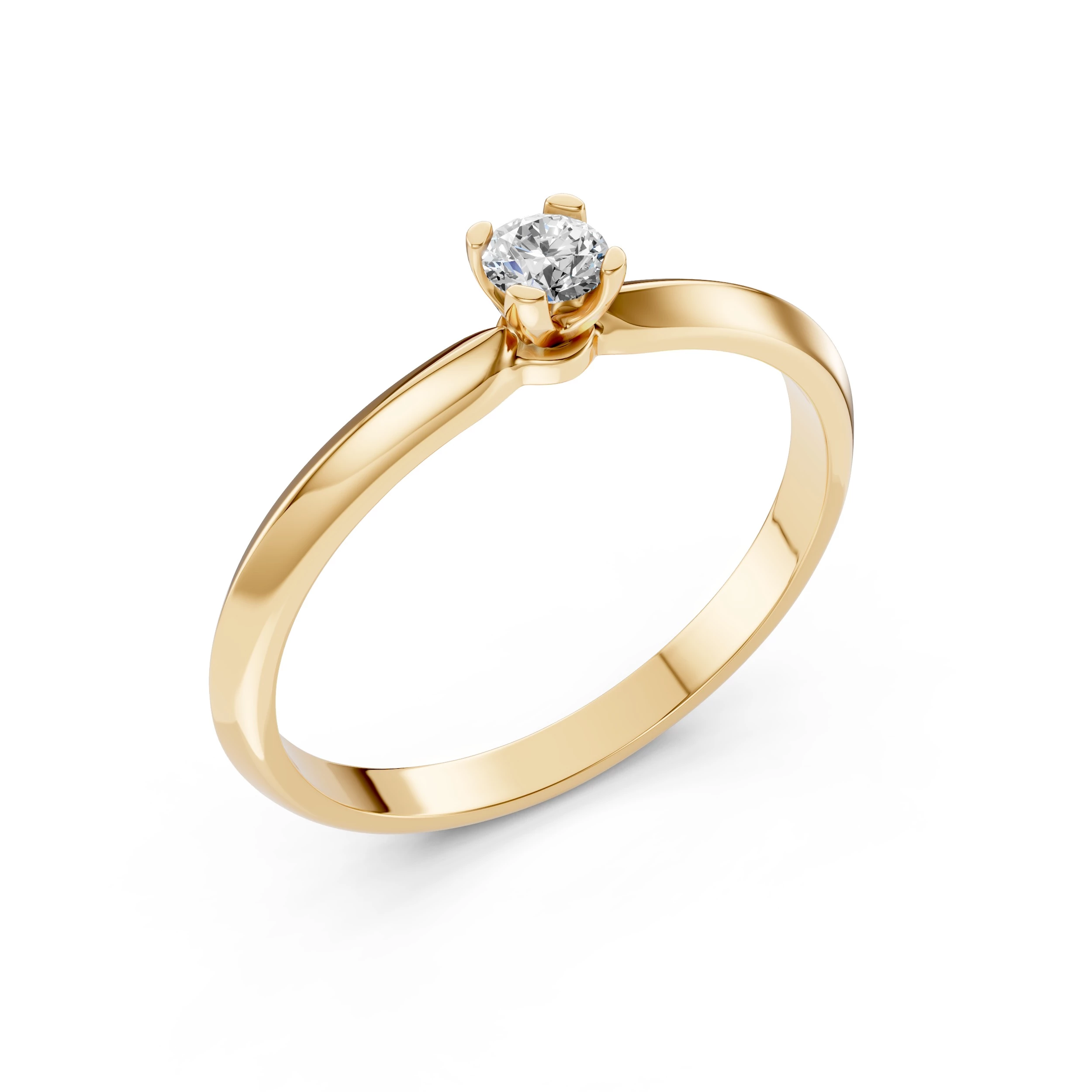 Ione 0.15 ct Diamond Solitaire Ring