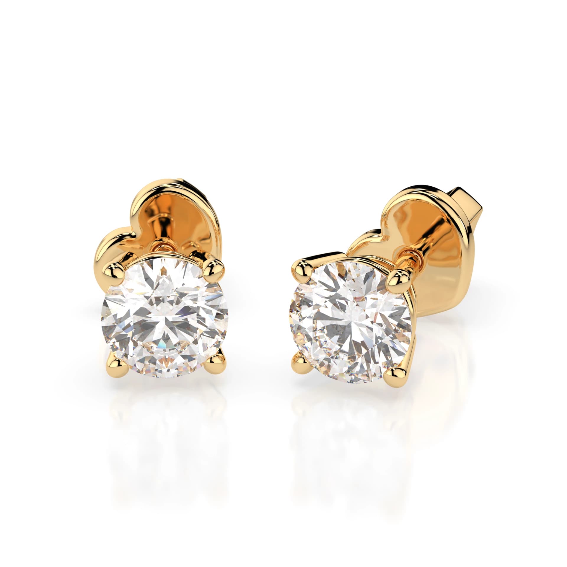 Kyra 0.60 ct tw Four-Prong Diamond Stud Earrings