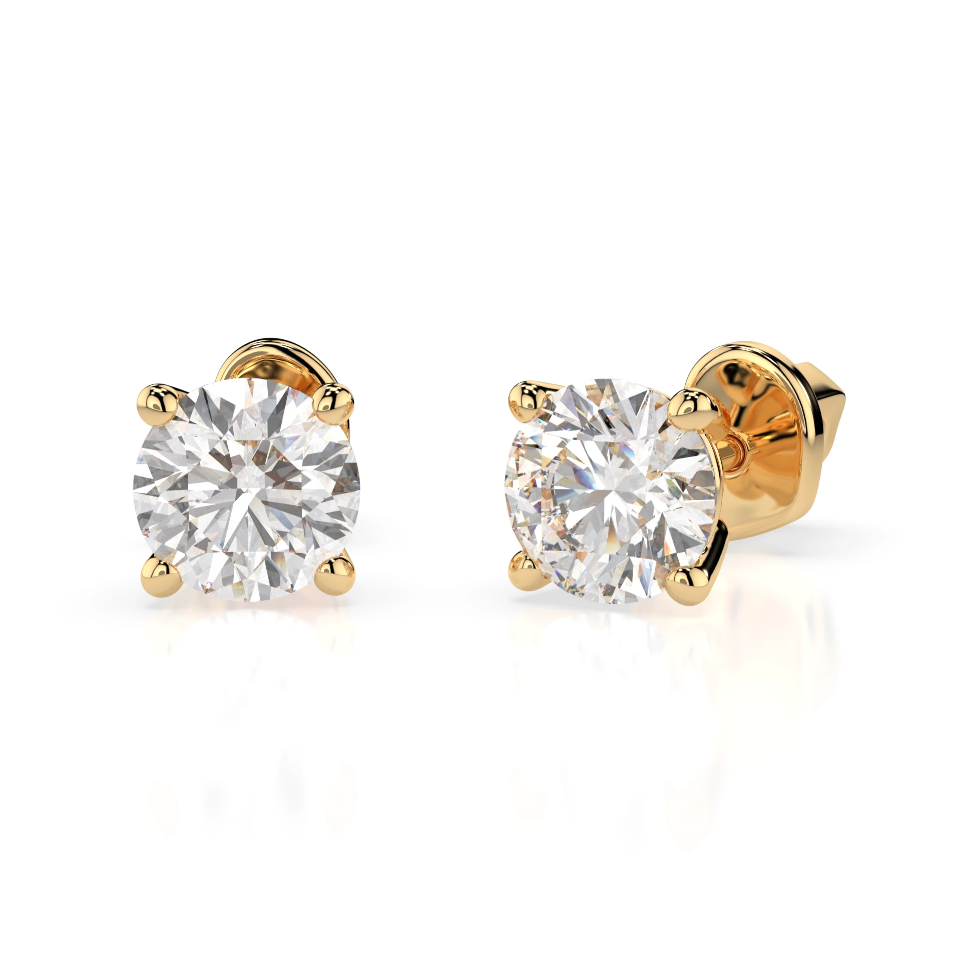 Kyra 1.00 ct tw Four-Prong Diamond Stud Earrings