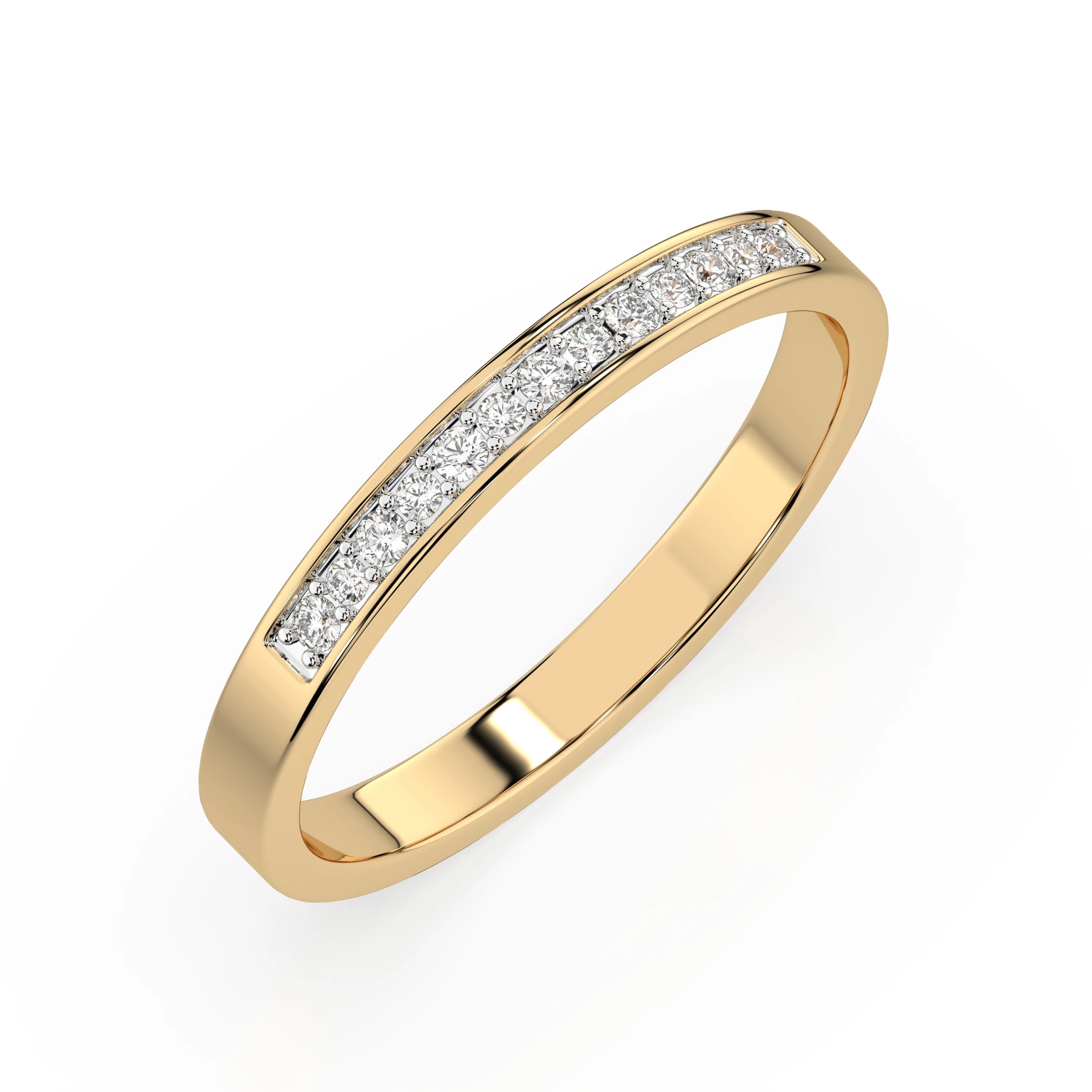 Kyrenia 0.11 ct tw Channel-Set Diamond Band