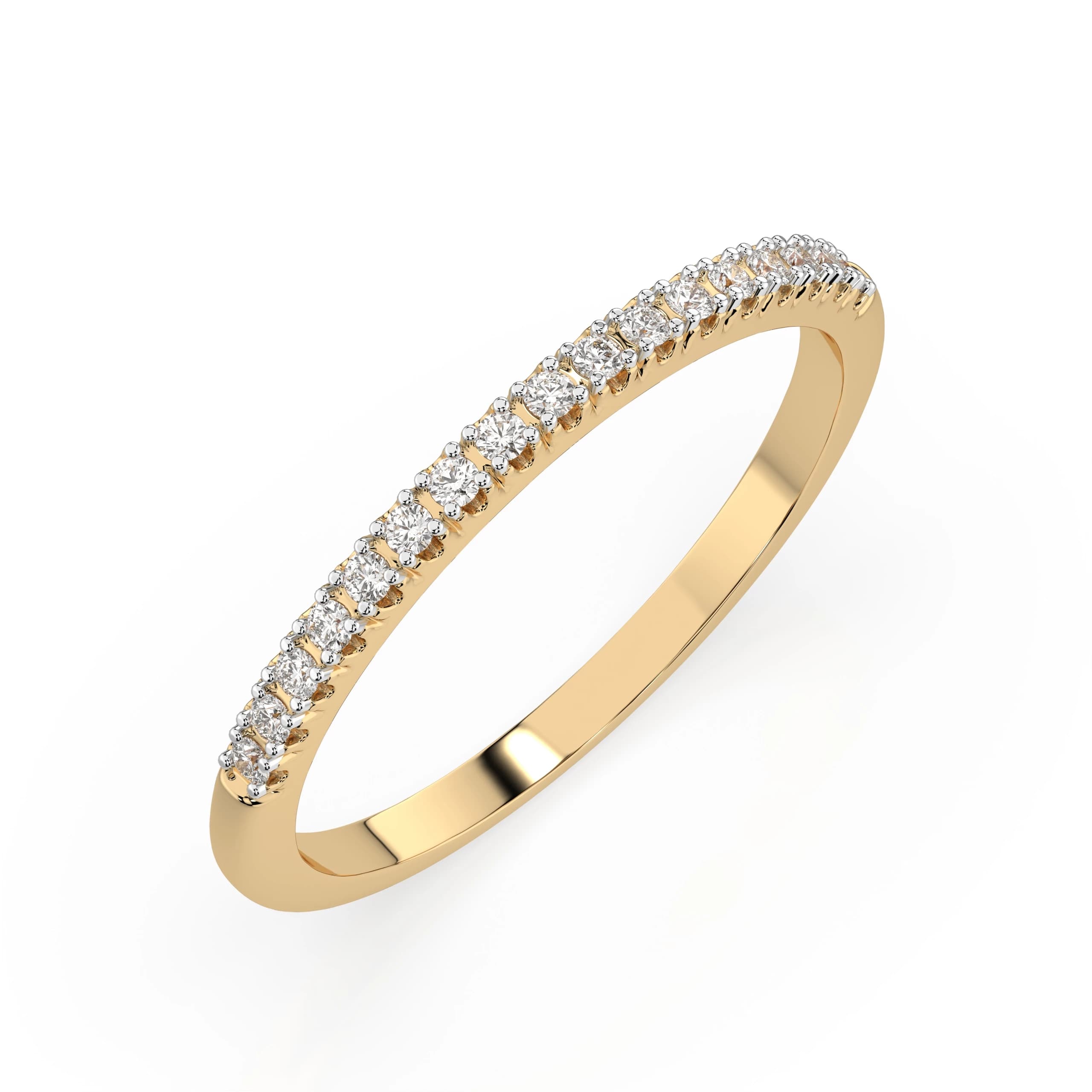 Lydia 0.14 ct tw Pavé Diamond Eternity Ring