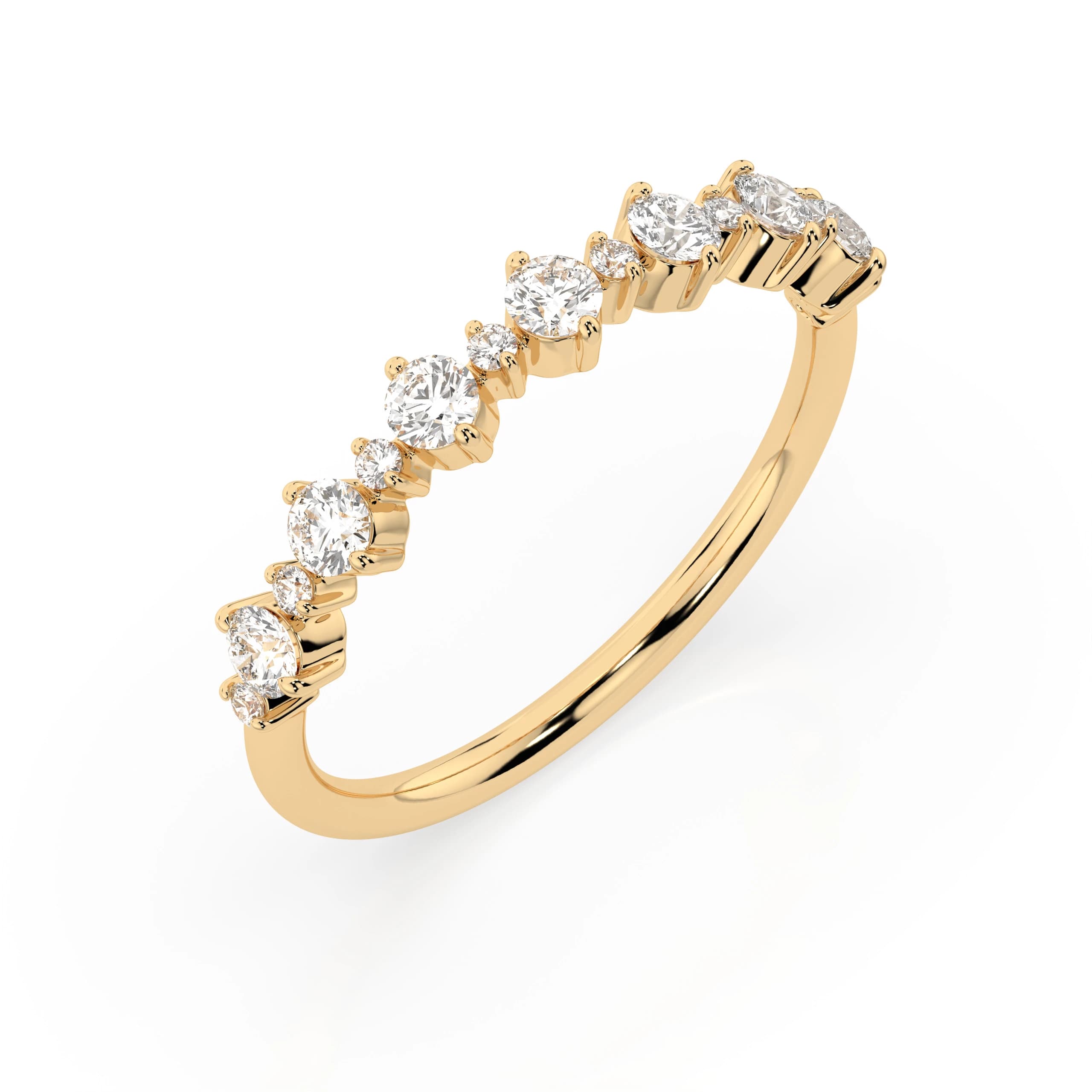 Ourania 0.50 ct tw Scattered Diamond Constellation Ring