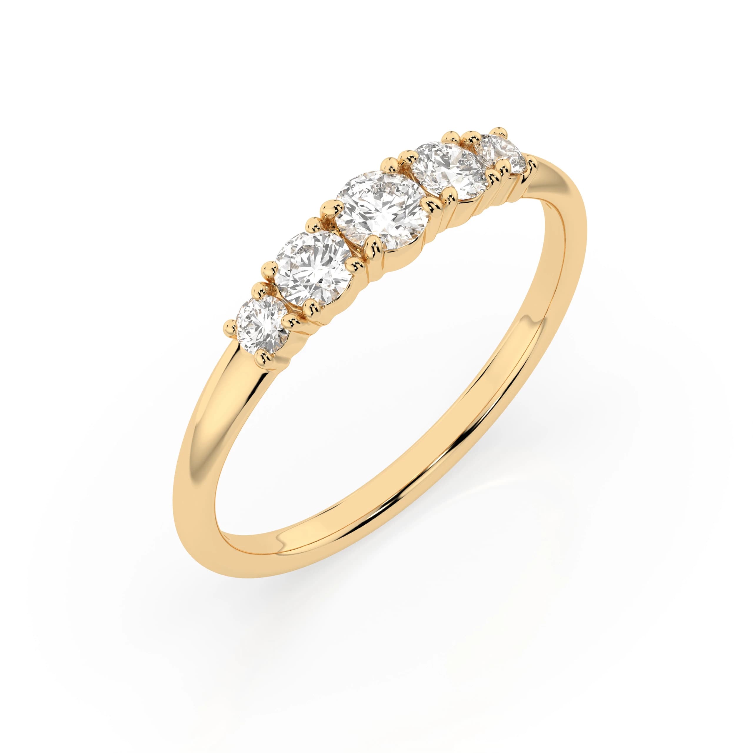 Penelope 0.42 ct tw Graduated Diamond Ring