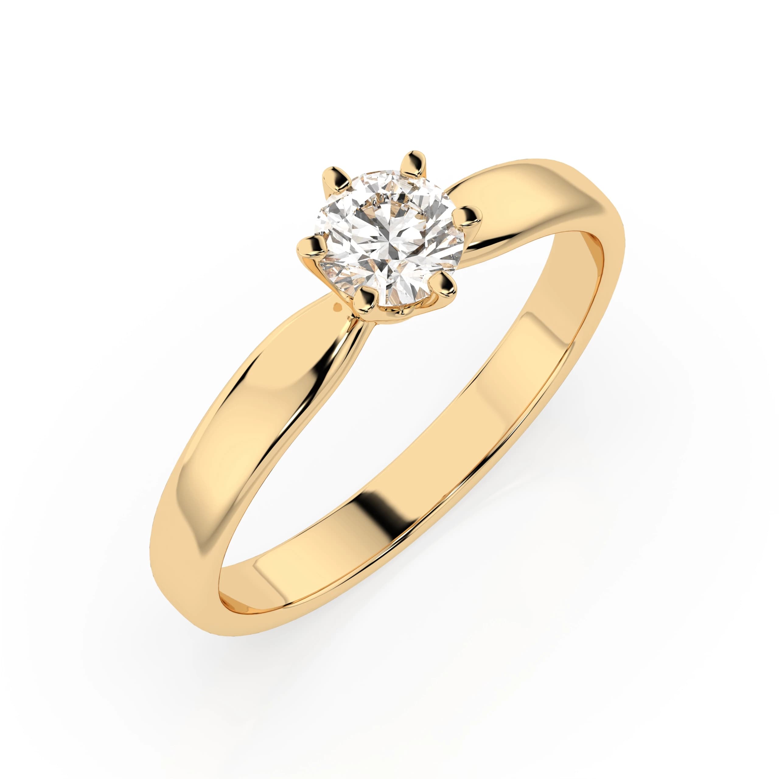Thalia 0.30 ct Six-Prong Diamond Solitaire Engagement Ring