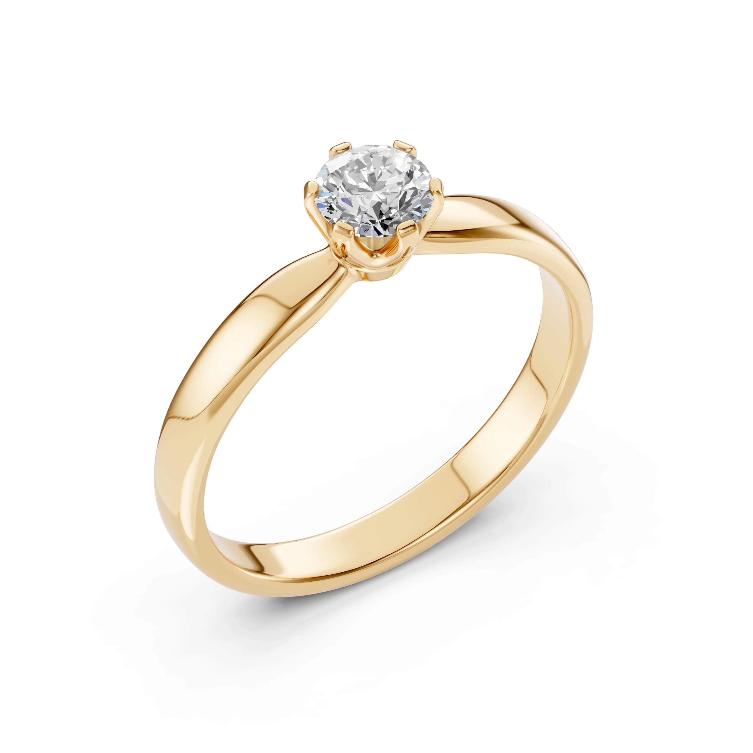 Thalia 0.40 ct Six-Prong Diamond Solitaire Engagement Ring